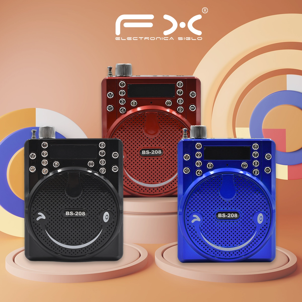 Bocina con Bluetooth BS-208 - Image 4