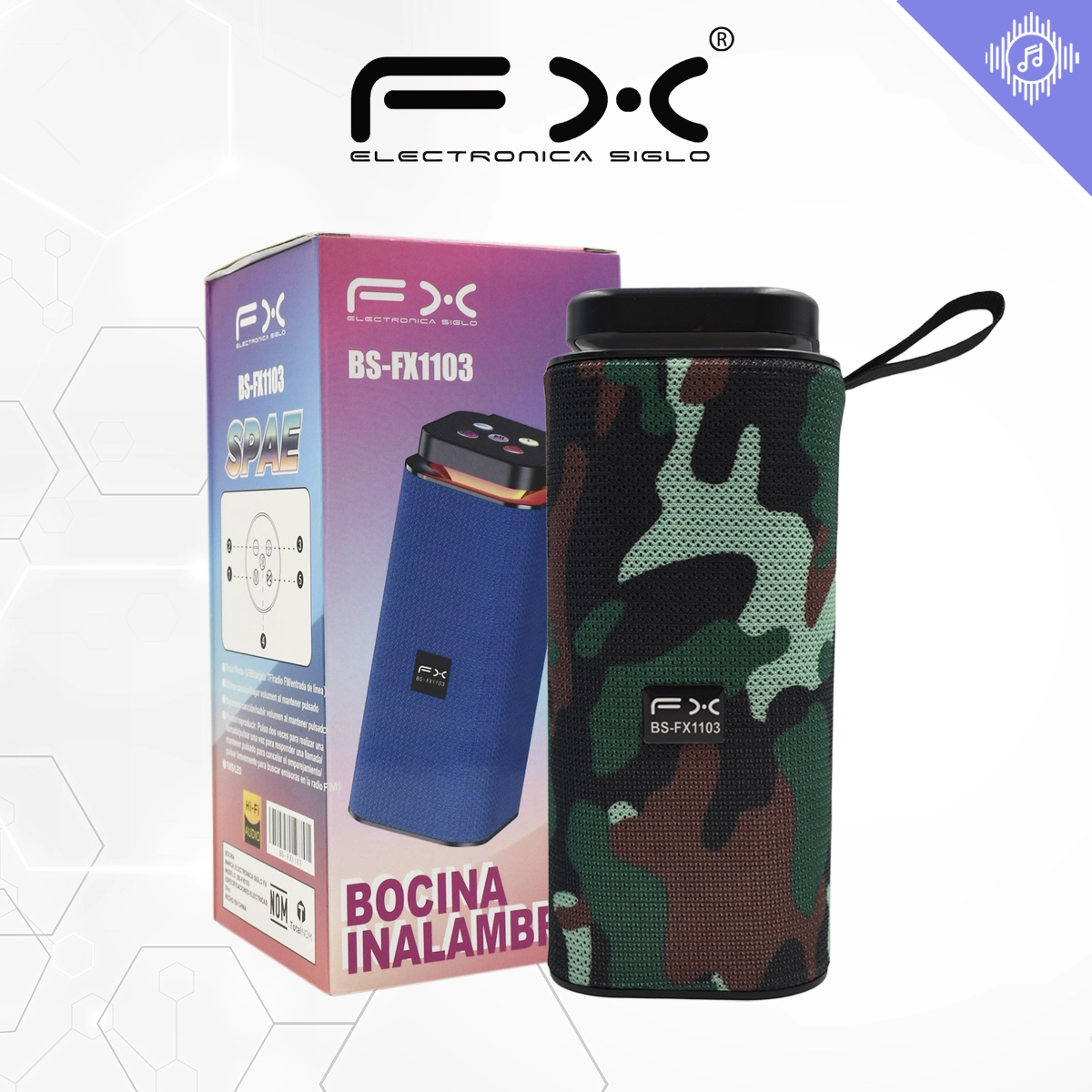 Bocina con Bluetooth BS-FX1103