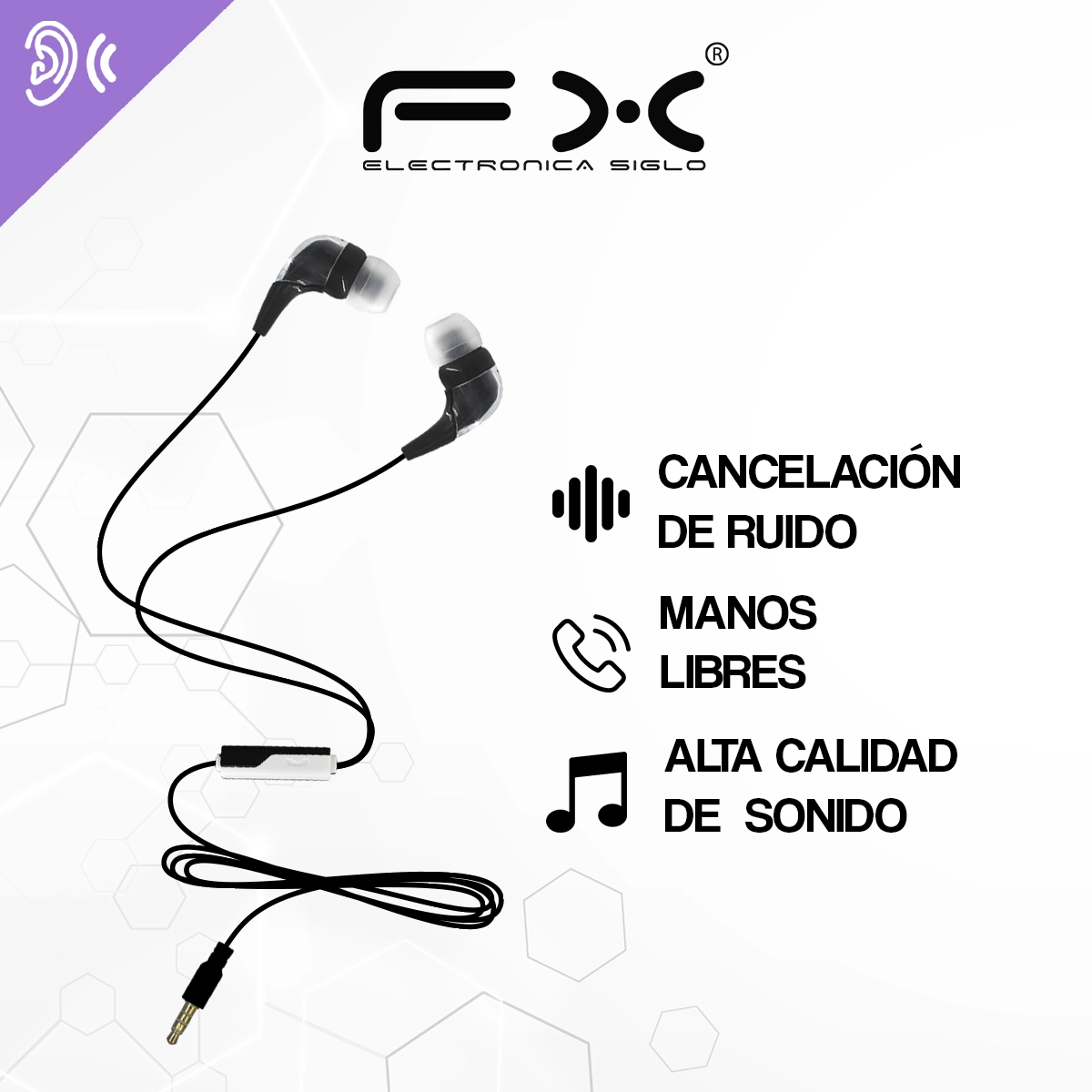 Audifono Alambrico EAR-802 - Image 2