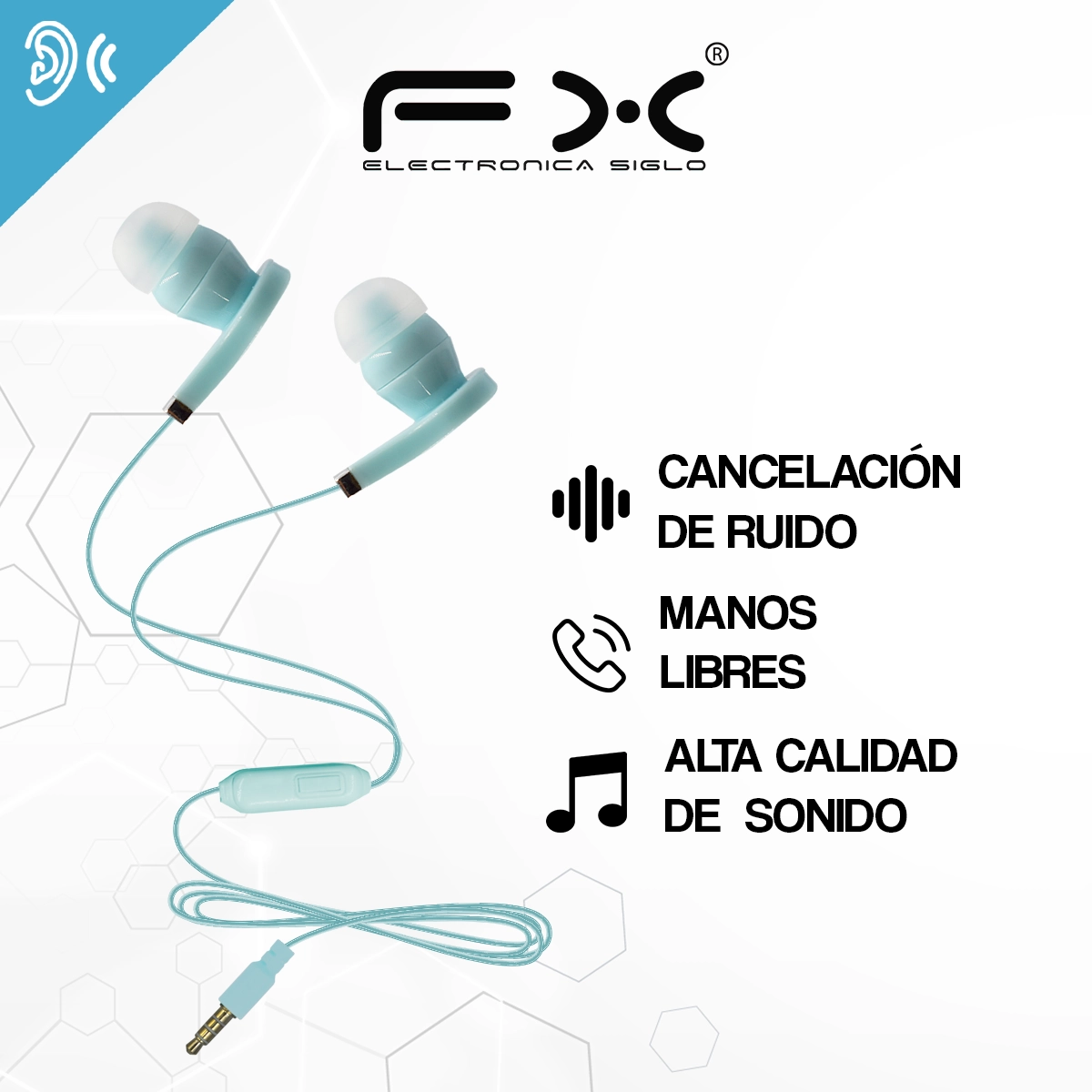 Audifono Alambrico EAR-886 - Image 2