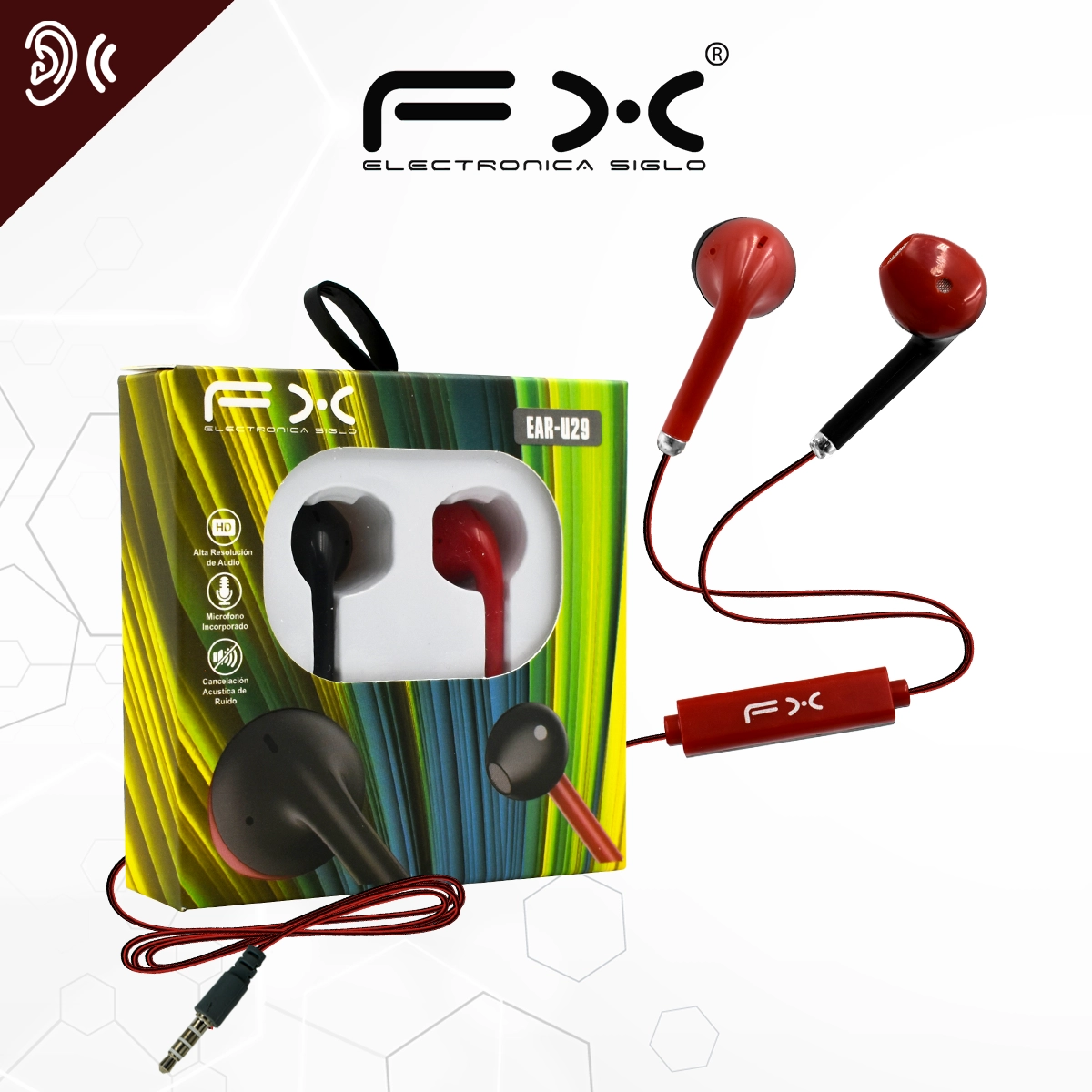Audifono Alambrico EAR-U29