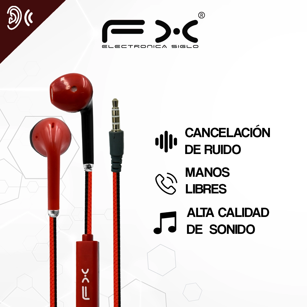 Audifono Alambrico EAR-U29 - Image 2