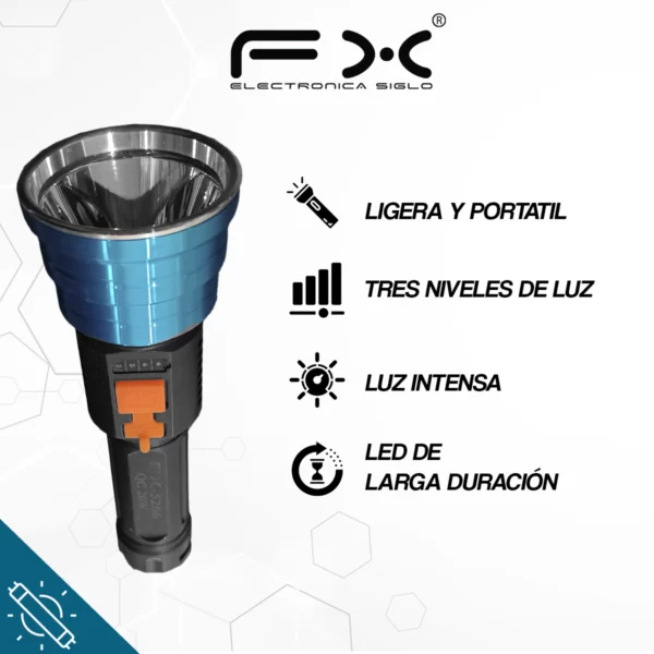 Caracteristicas Lampara de Mano LED-5266