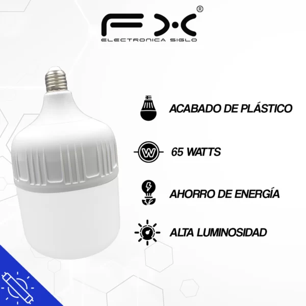 Caracteristicas Foco LED-65W