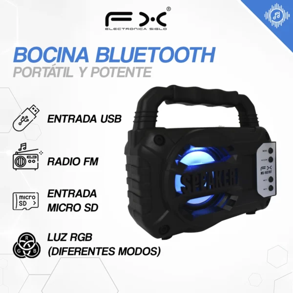 Bocina con Bluetooth MS-1637 - Image 2