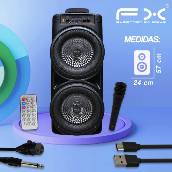 Bocina con Bluetooth QS-2807 - Image 3