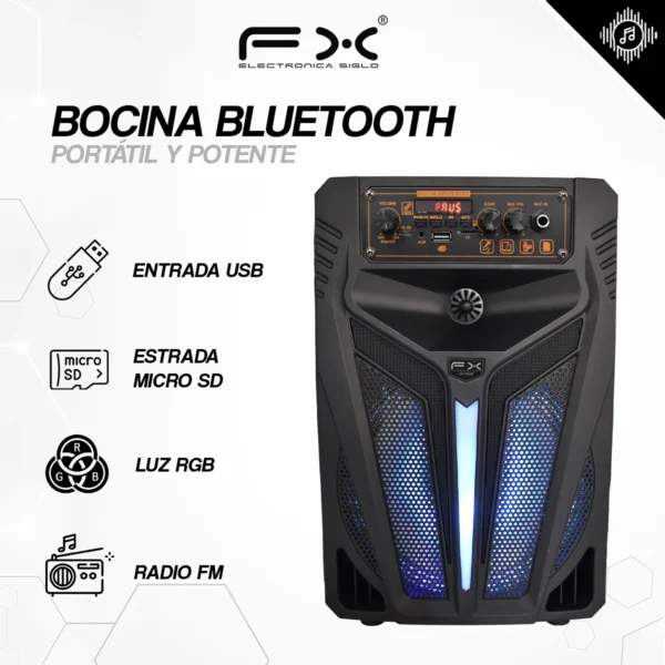 Bocina con Bluetooth QS-8246 - Image 2