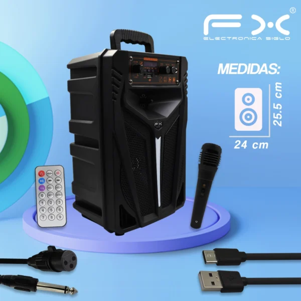 Bocina con Bluetooth QS-8246 - Image 3