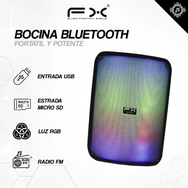 Bocina con Bluetooth QS-8253 - Image 2