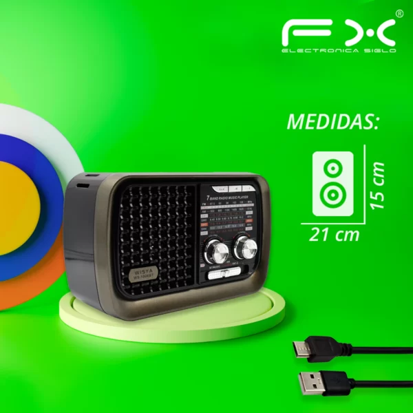 Bocina con Bluetooth VX-1906BTSL - Image 3