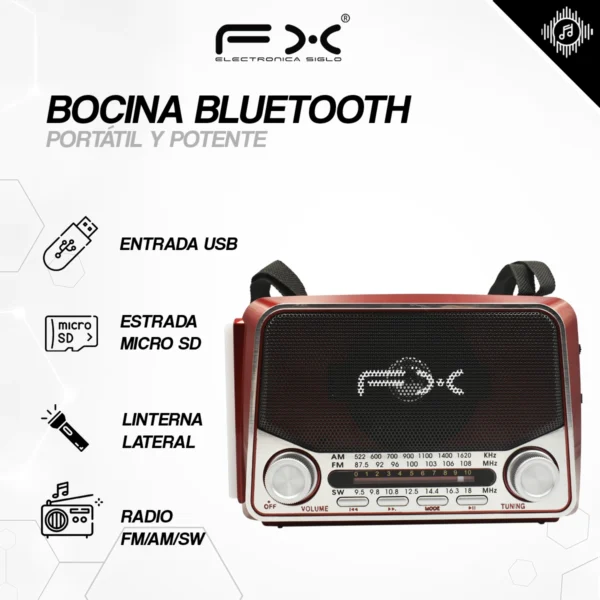 Bocina con Bluetooth VX-311BT - Image 2