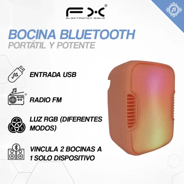Bocina con Bluetooth MS-3607BT - Image 2