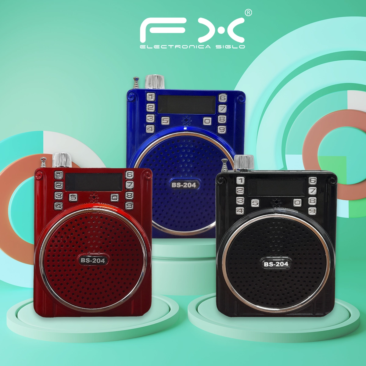 Bocina con Bluetooth BS-204 - Image 4