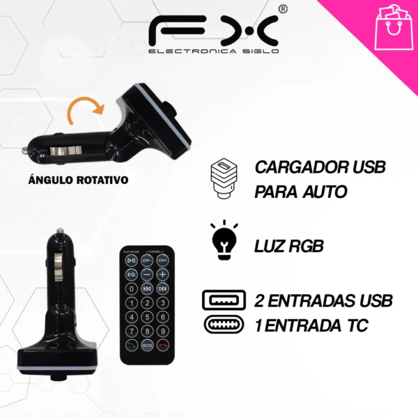 Cargador de coche EMI-M49 - Image 2