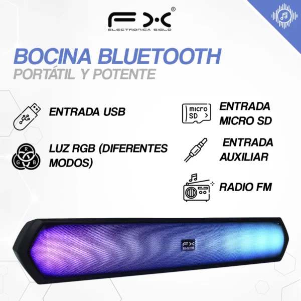 Bocina con Bluetooth BS-FX1118 - Image 2