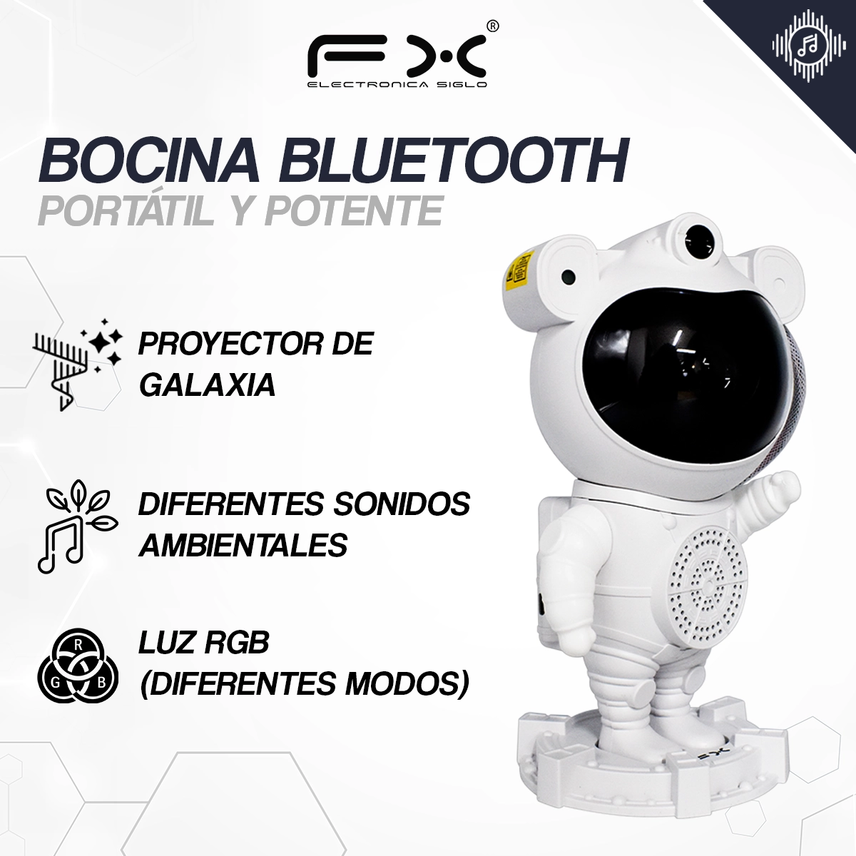 Bocina con Bluetooth BS-X06 - Image 2