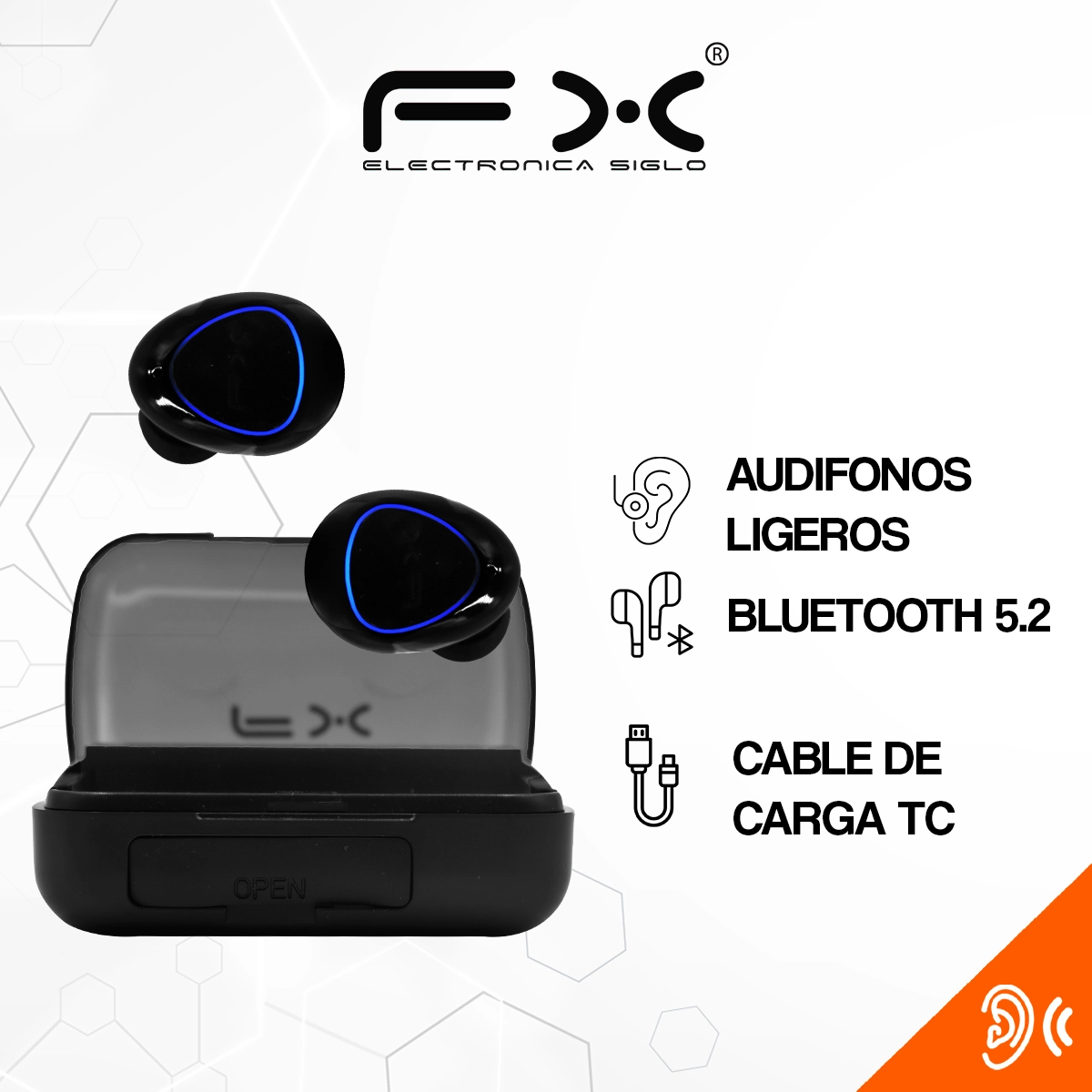 Audifono Bluetooth EAR-M10 - Image 2