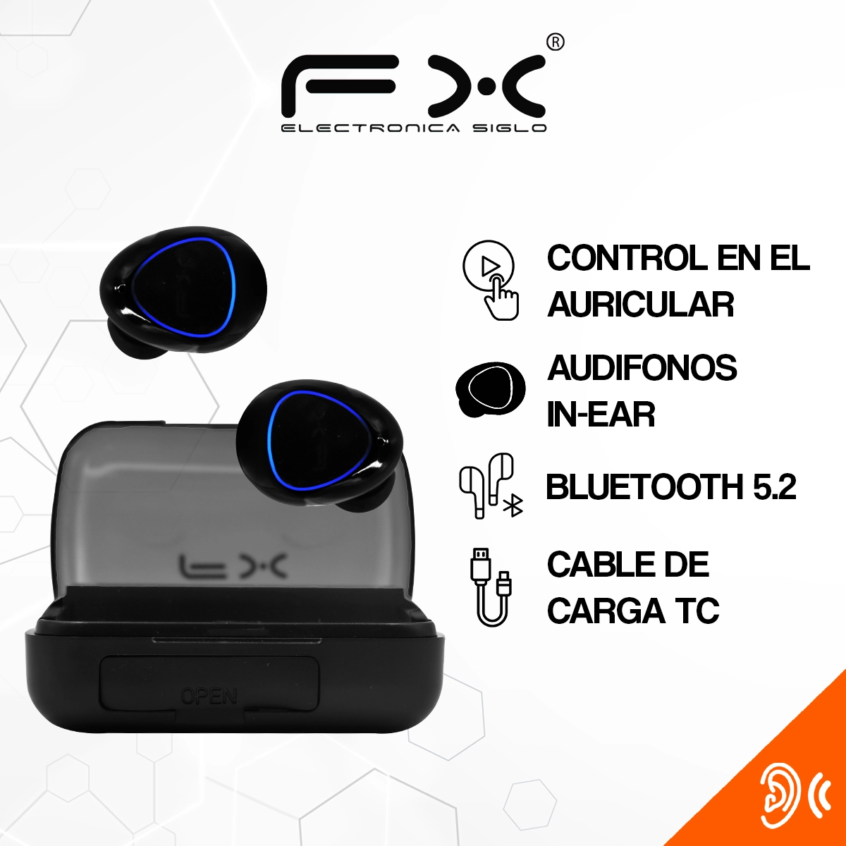 Audifono Bluetooth EAR-M10 - Image 2