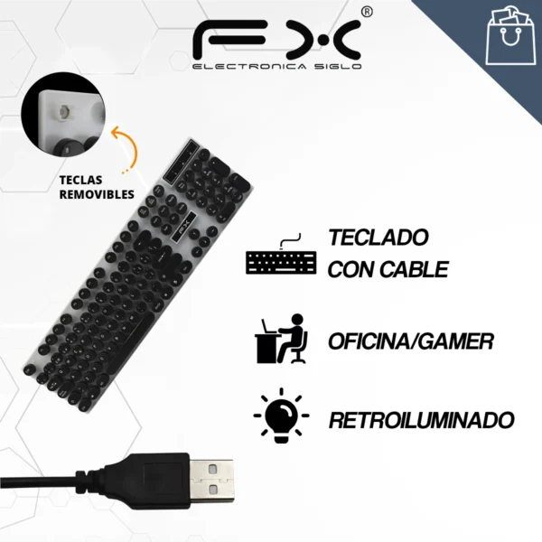 Teclado TEC-FX560 - Image 2