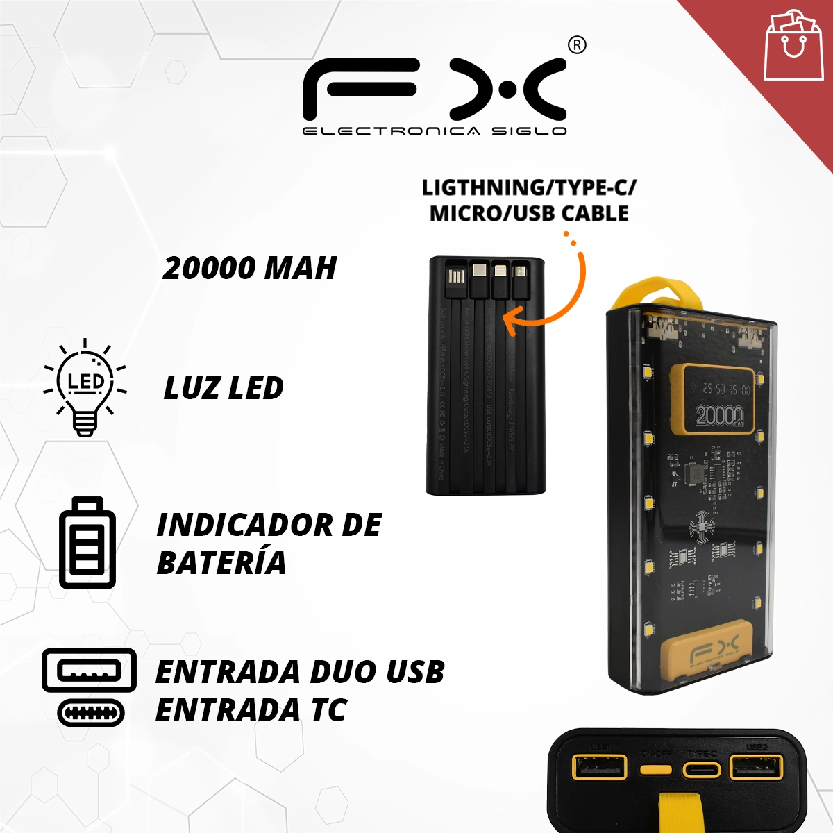 Pila portátil MA-101D - Image 2
