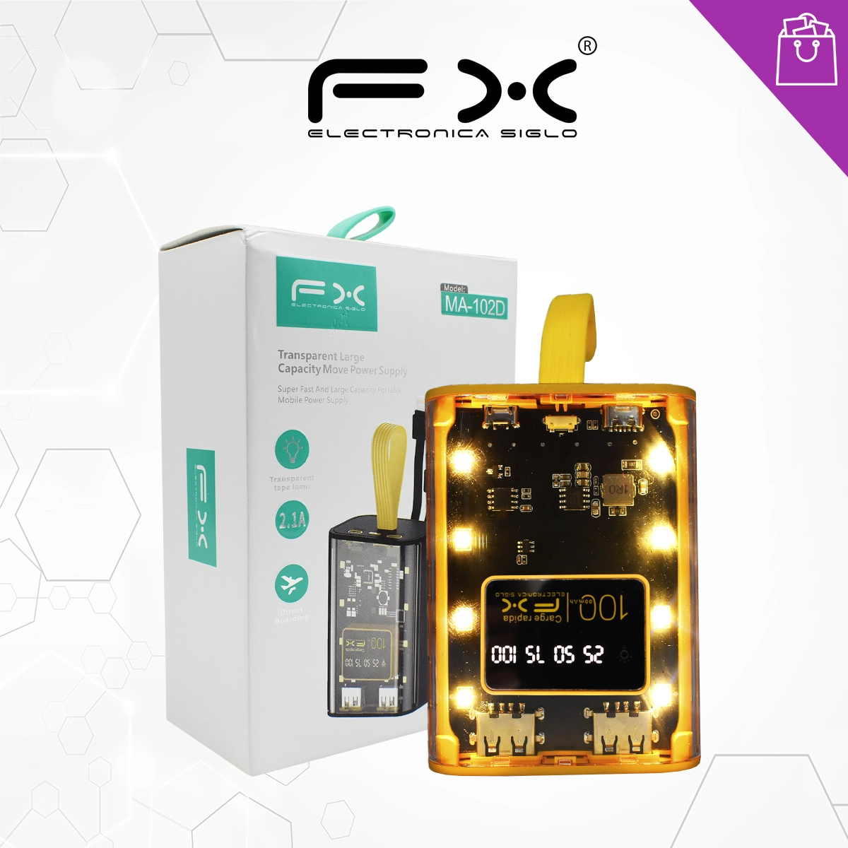 Pila portátil MA-102D