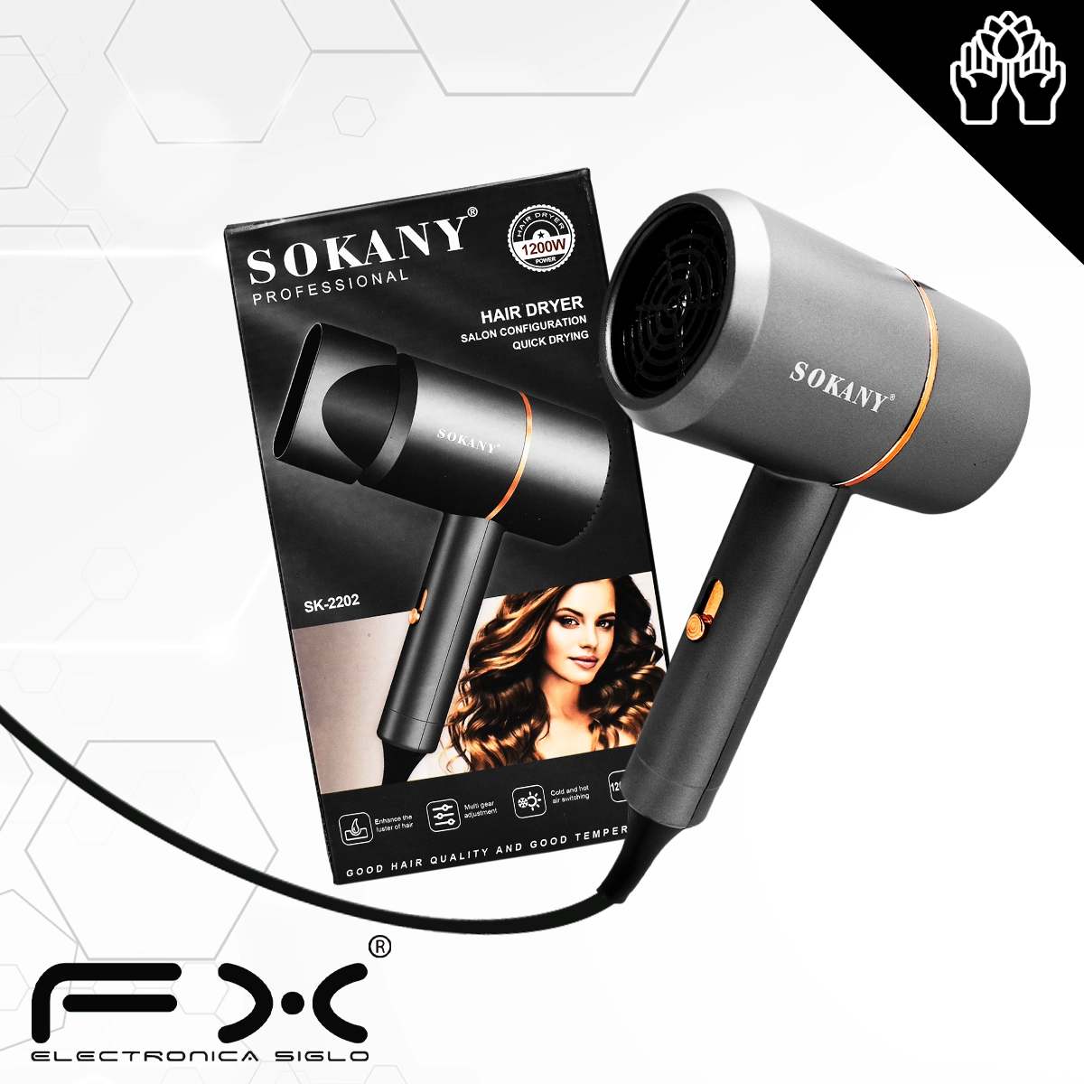 Secadora de Cabello FX-2202