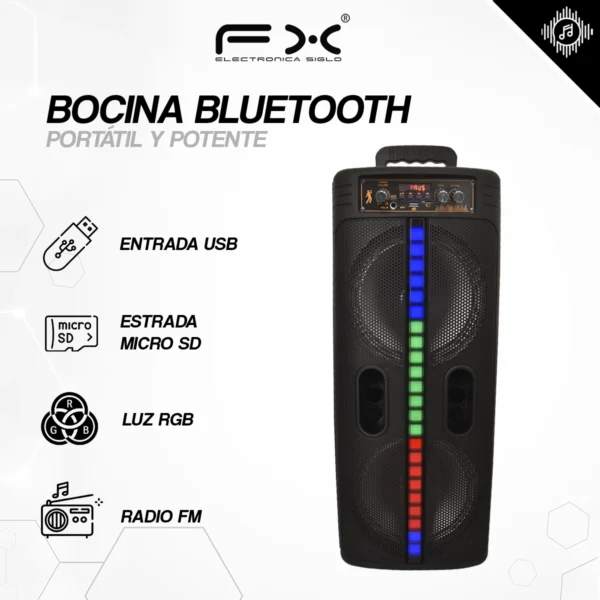 Bocina con Bluetooth QS-2806 - Image 2