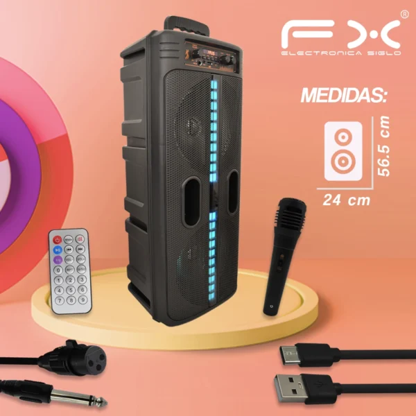 Bocina con Bluetooth QS-2806 - Image 3