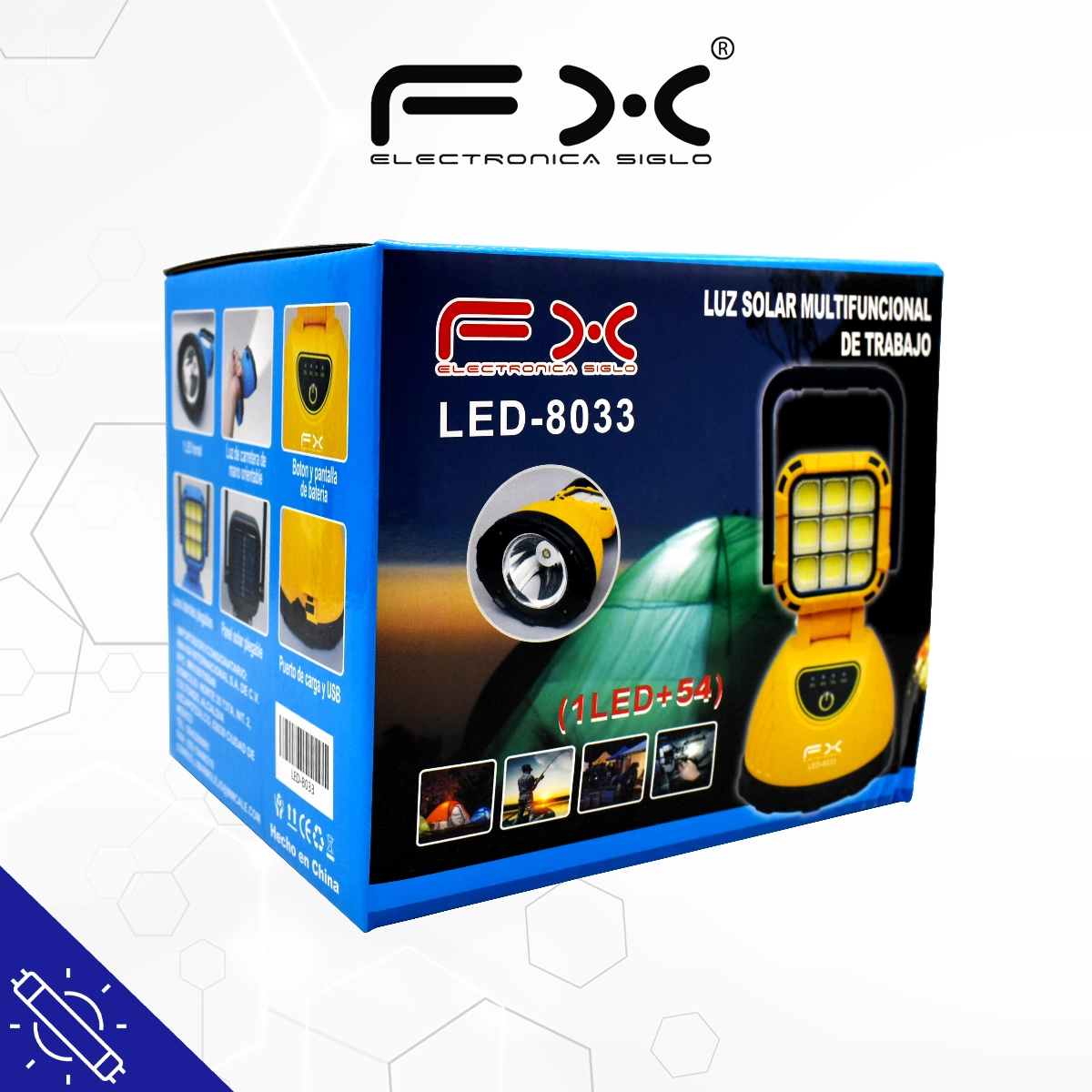 Lampara de Emergencia LED-8033