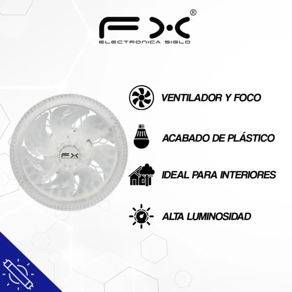 Foco y Ventilador LED-F49 - Image 2