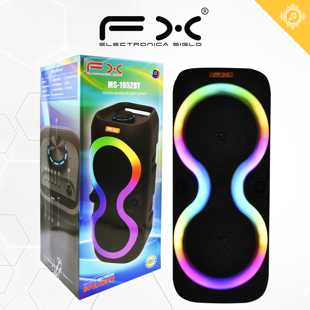 Bocina con Bluetooth MS-1952BT