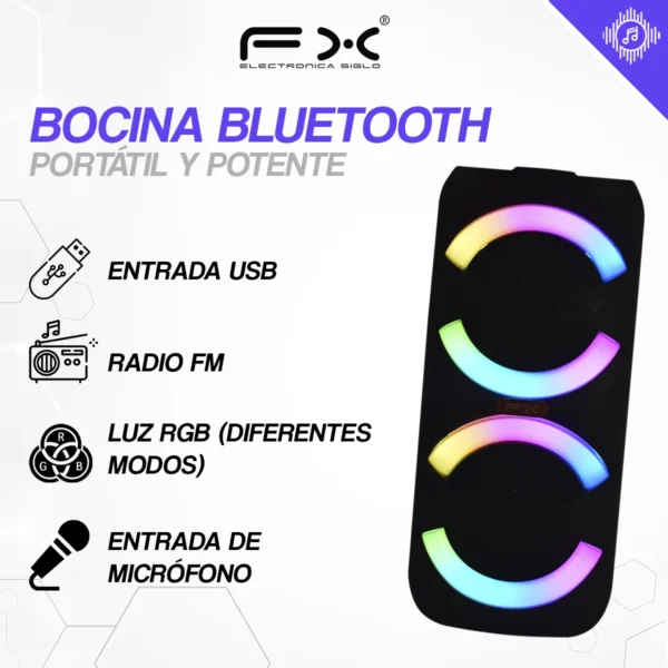 Bocina con Bluetooth MS-1953BT - Image 2