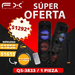 Bocina con Bluetooth QS-3833