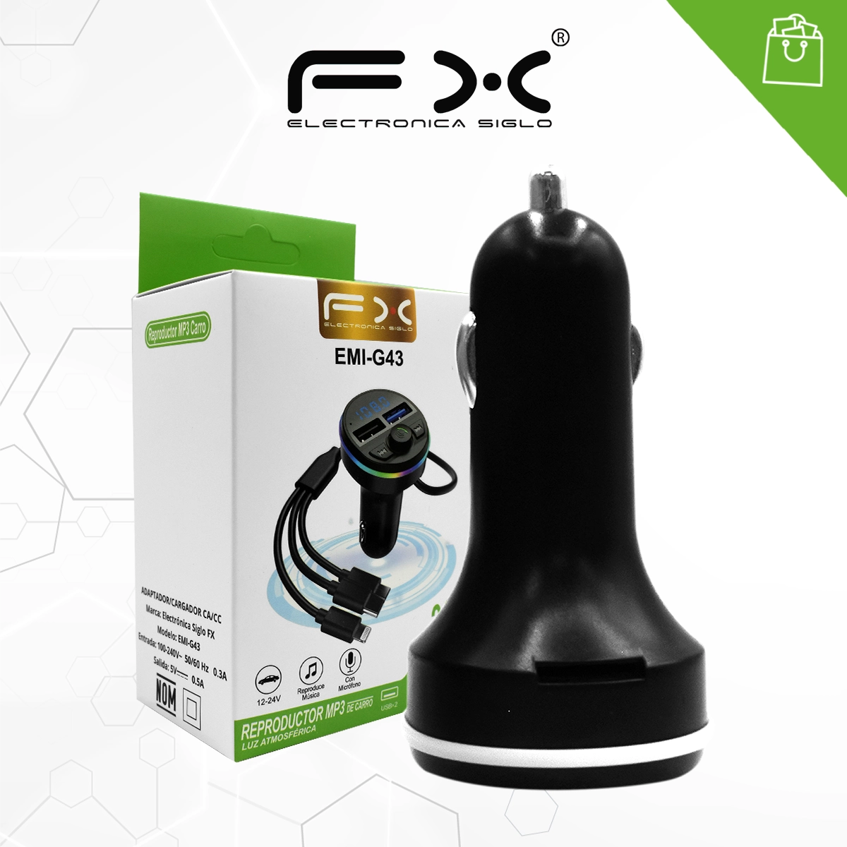 Cargador de coche EMI-G43