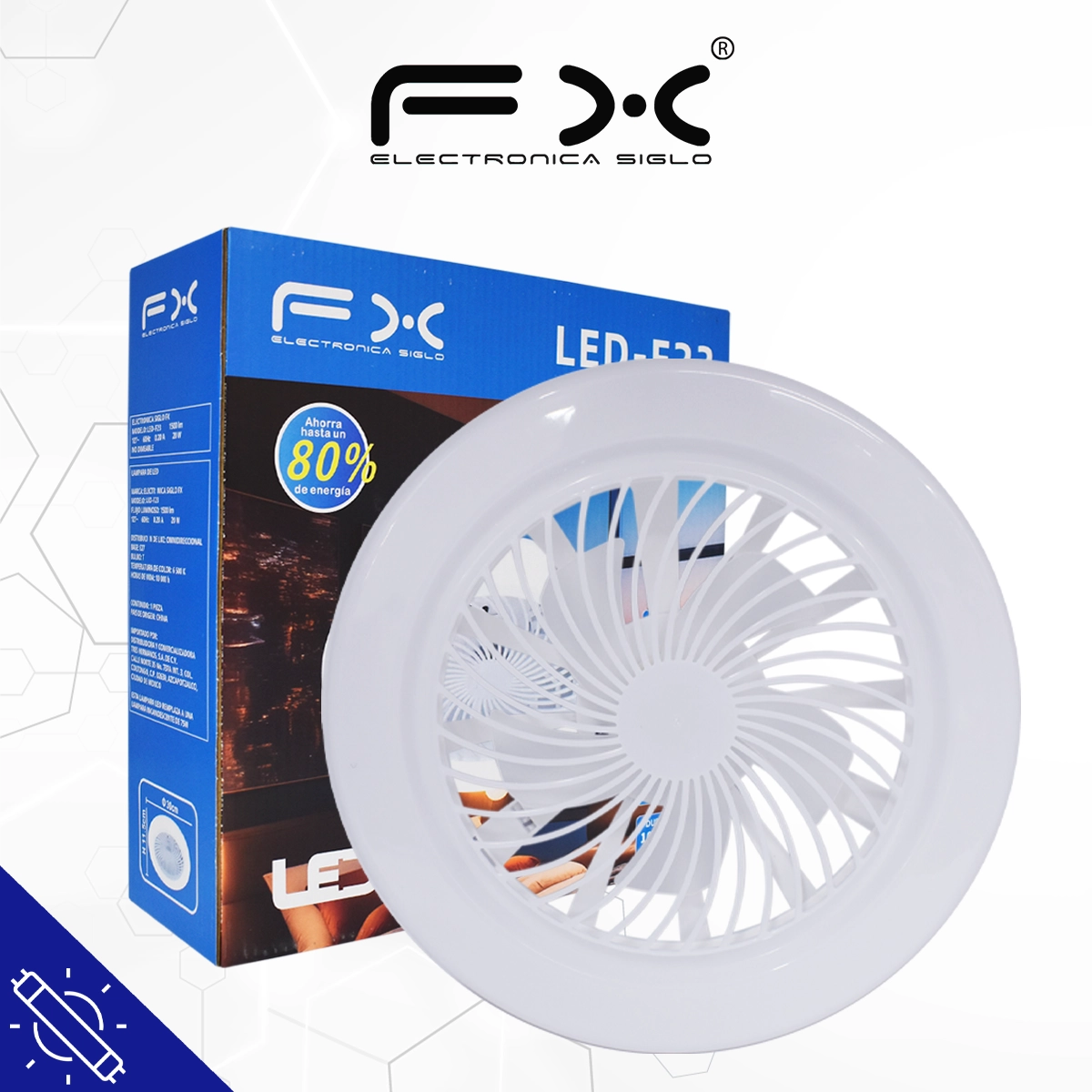 Foco y Ventilador LED-F23