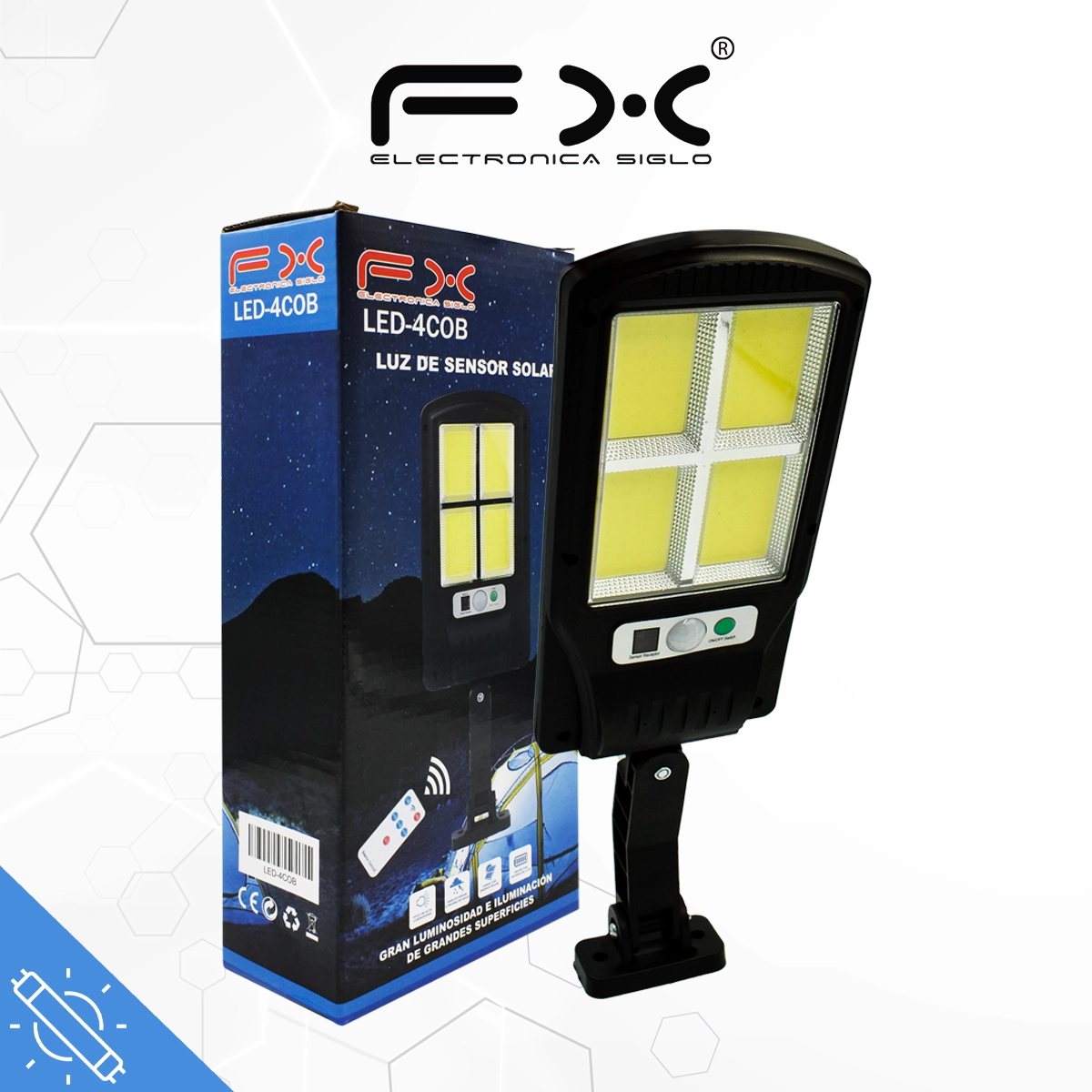 Lampara de Jardin LED-4COB