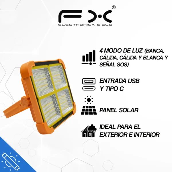 Lampara de Emergencia LED-1288 - Image 2