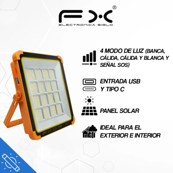 Lampara de Emergencia LED-3288 - Image 2