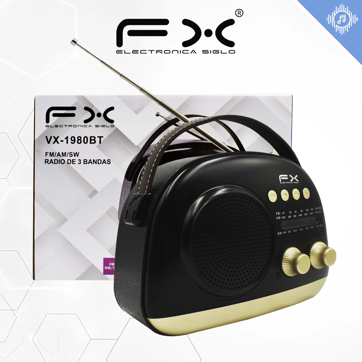 Bocina con Bluetooth VX-1980BT