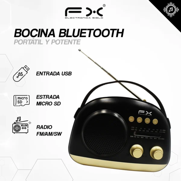 Bocina con Bluetooth VX-1980BT - Image 2