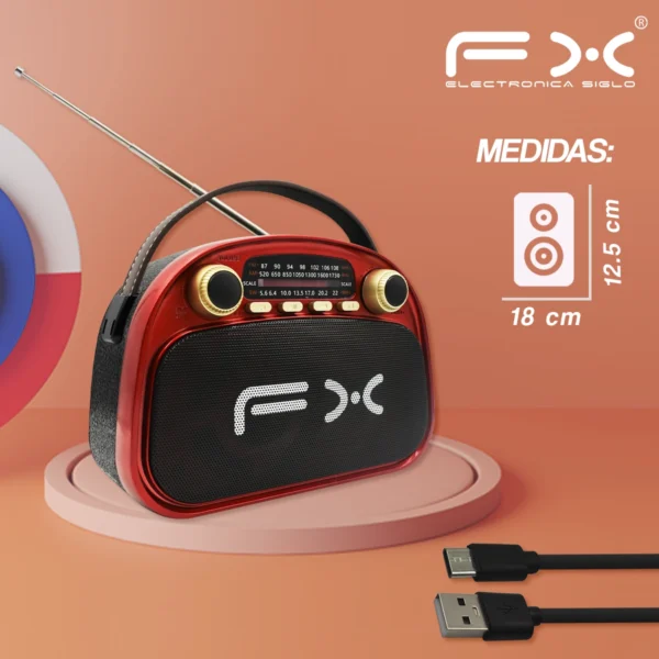 Bocina con Bluetooth VX-1982BT - Image 3