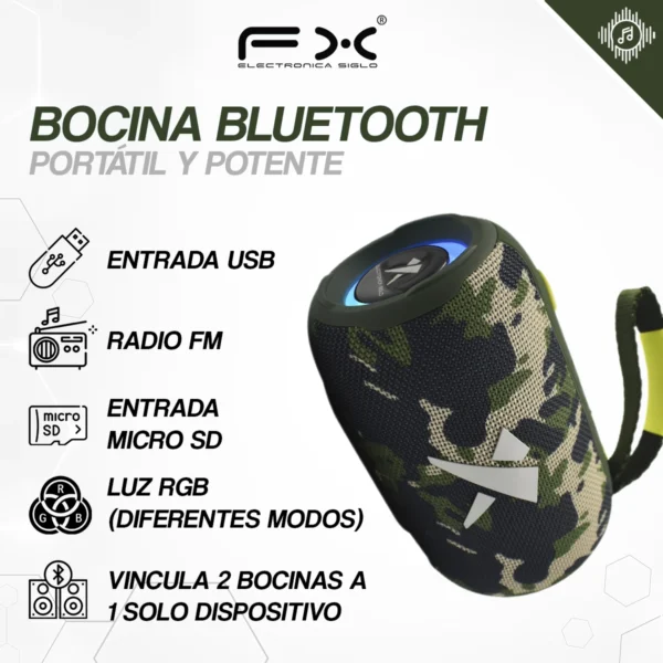 Bocina con Bluetooth BS-X33 - Image 2