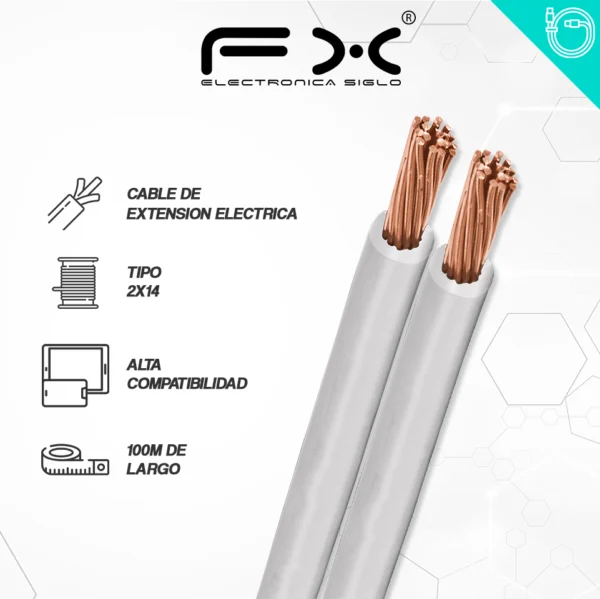 Cable de Extensión Eléctrica CB-2014 - Image 2