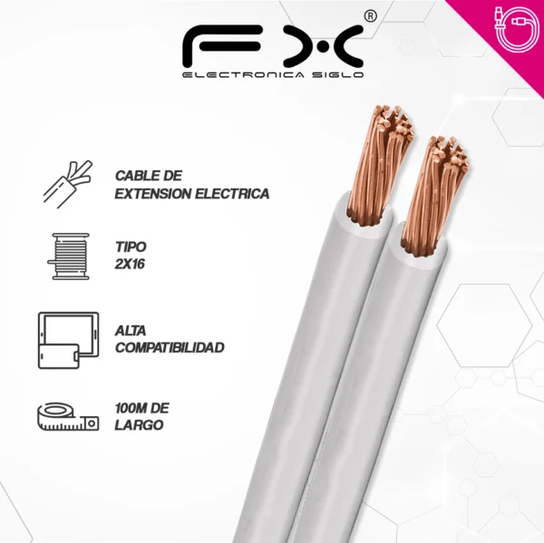 Cable de Extensión Eléctrica CB-2016 - Image 2