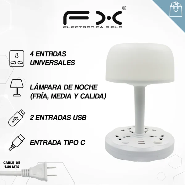 Lampara Multicontacto CHA-44F - Image 2