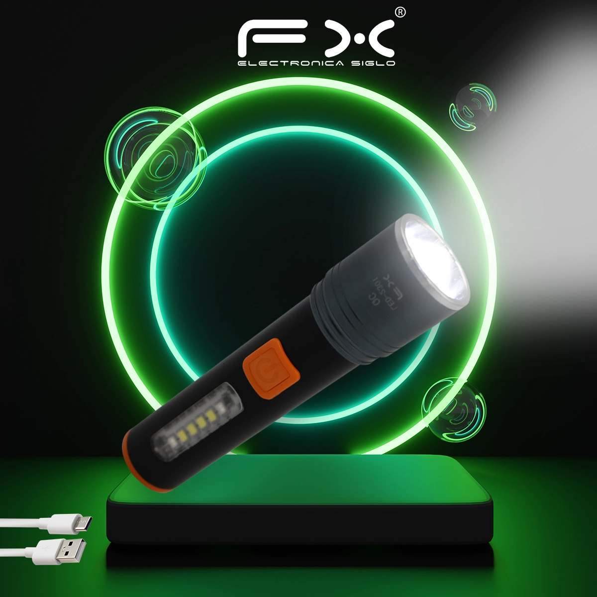 Lampara de Emergencia LED-2301 - Image 3