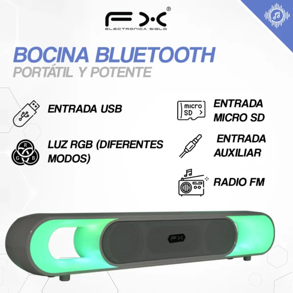 Bocina con Bluetooth BS-1522 - Image 2