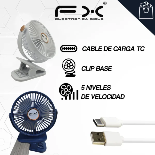 Ventilador de escritorio FS-6622 - Image 2