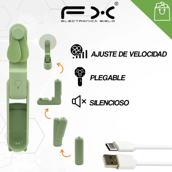 Mini Ventilador Eléctrico FS-6627 - Image 2