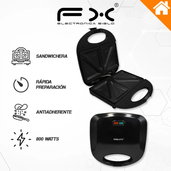 Sandwichera FX-08112 - Image 2